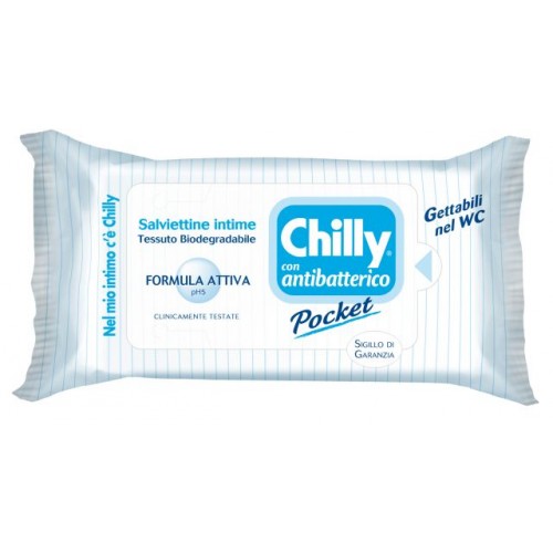 SALVIETTE INTIME CHILLY ANTIBATTx12